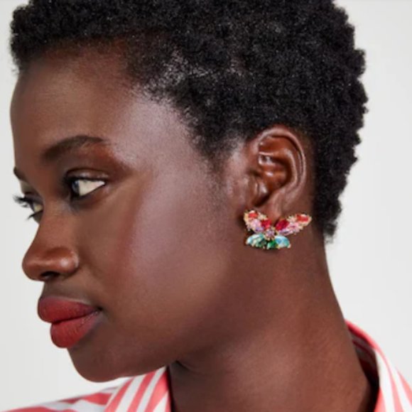 Social Butterfly Statement Studs Kate Spade - Picture 7 of 8